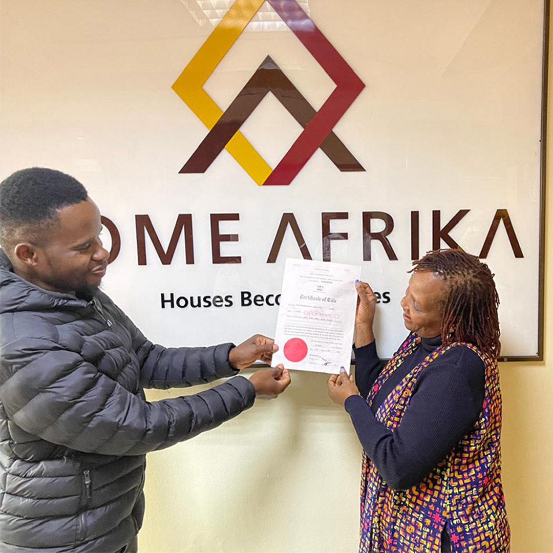 Investment to Ownership: A Happy Home Afrika Client Receives Title Deed