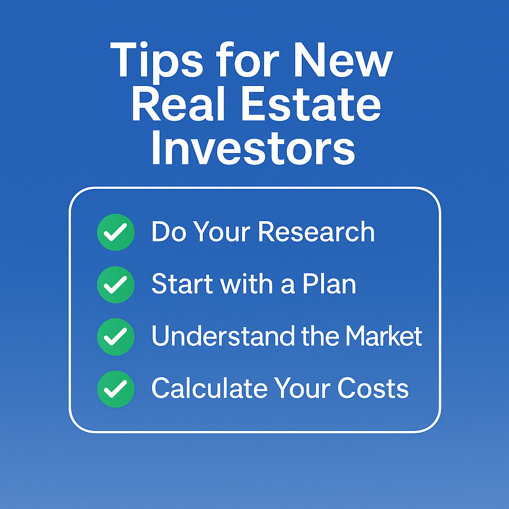 Tips for New Real Estate Investors